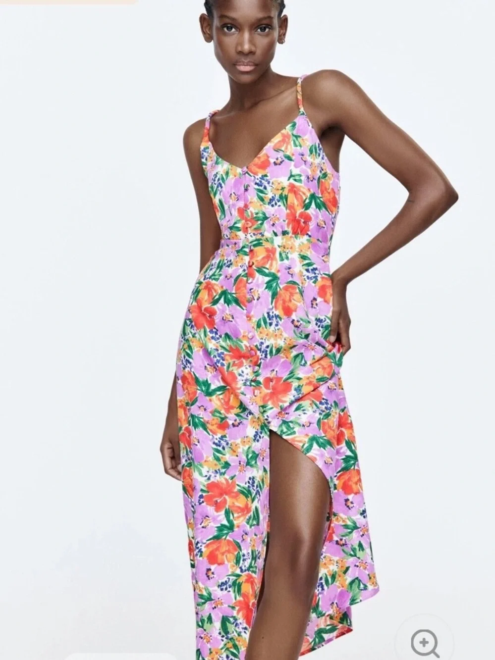zara pink floral midi dress NYC Girls Won't Go Near These Current Trends